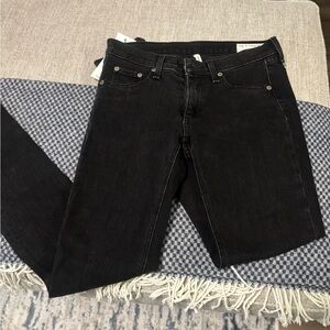 rag & bone Black Skinny Jeans